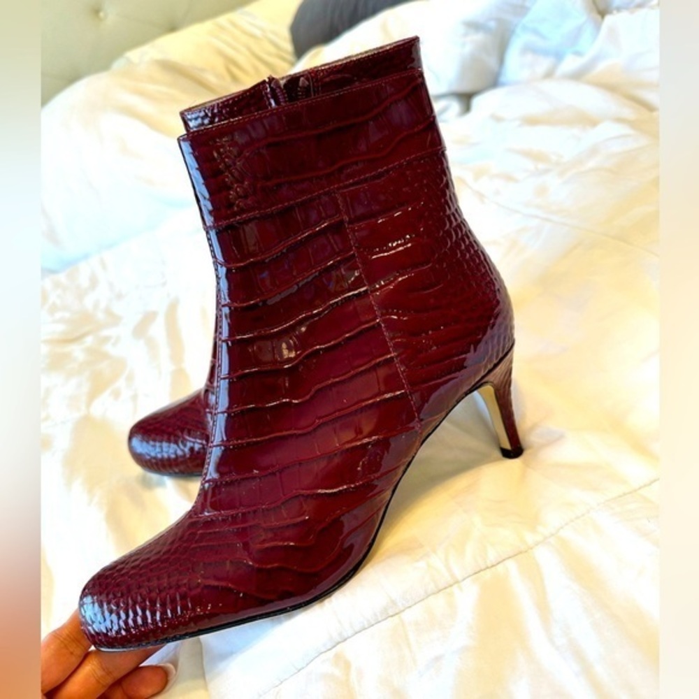Kate Spade red booties size 9
